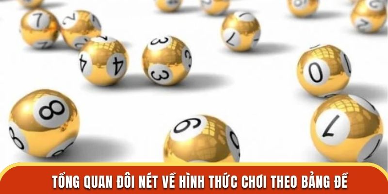 Tổng quan đôi nét về hình thức chơi theo bảng đề